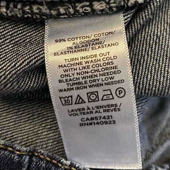 Loft High-Rise Denim Jogger size Large - Picture 7 of 7